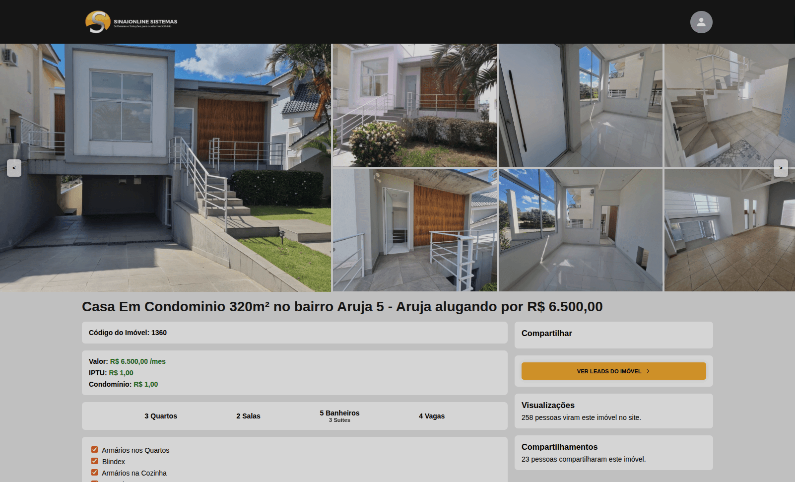 Sistema Imobiliário Web